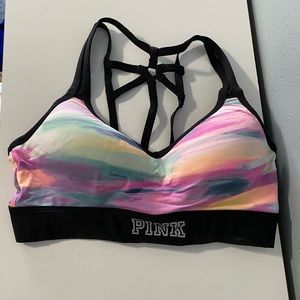 PINK ultimate push up sports bra